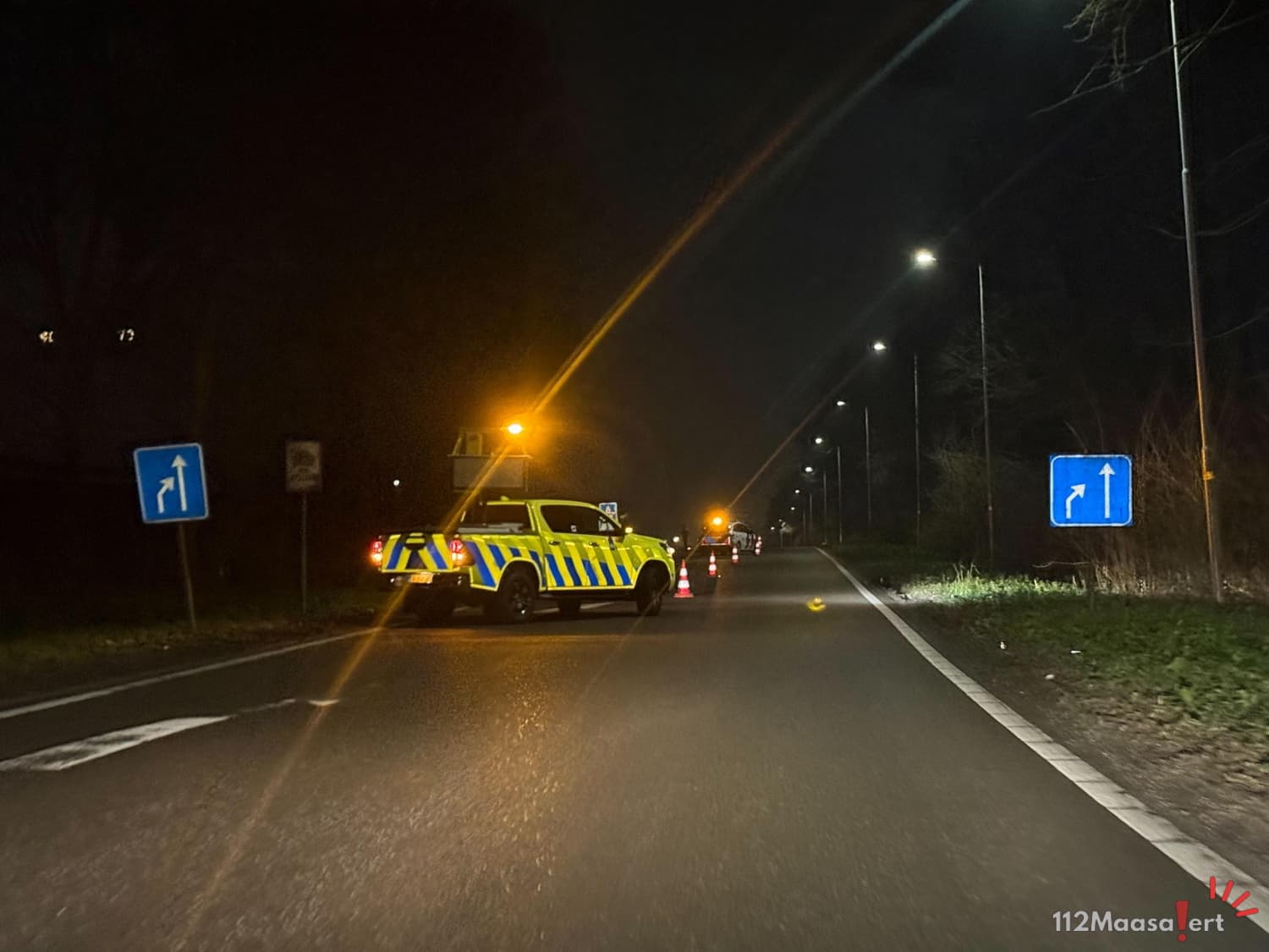 Bestuurder aangehouden na eenzijdig ongeval Maasdijk