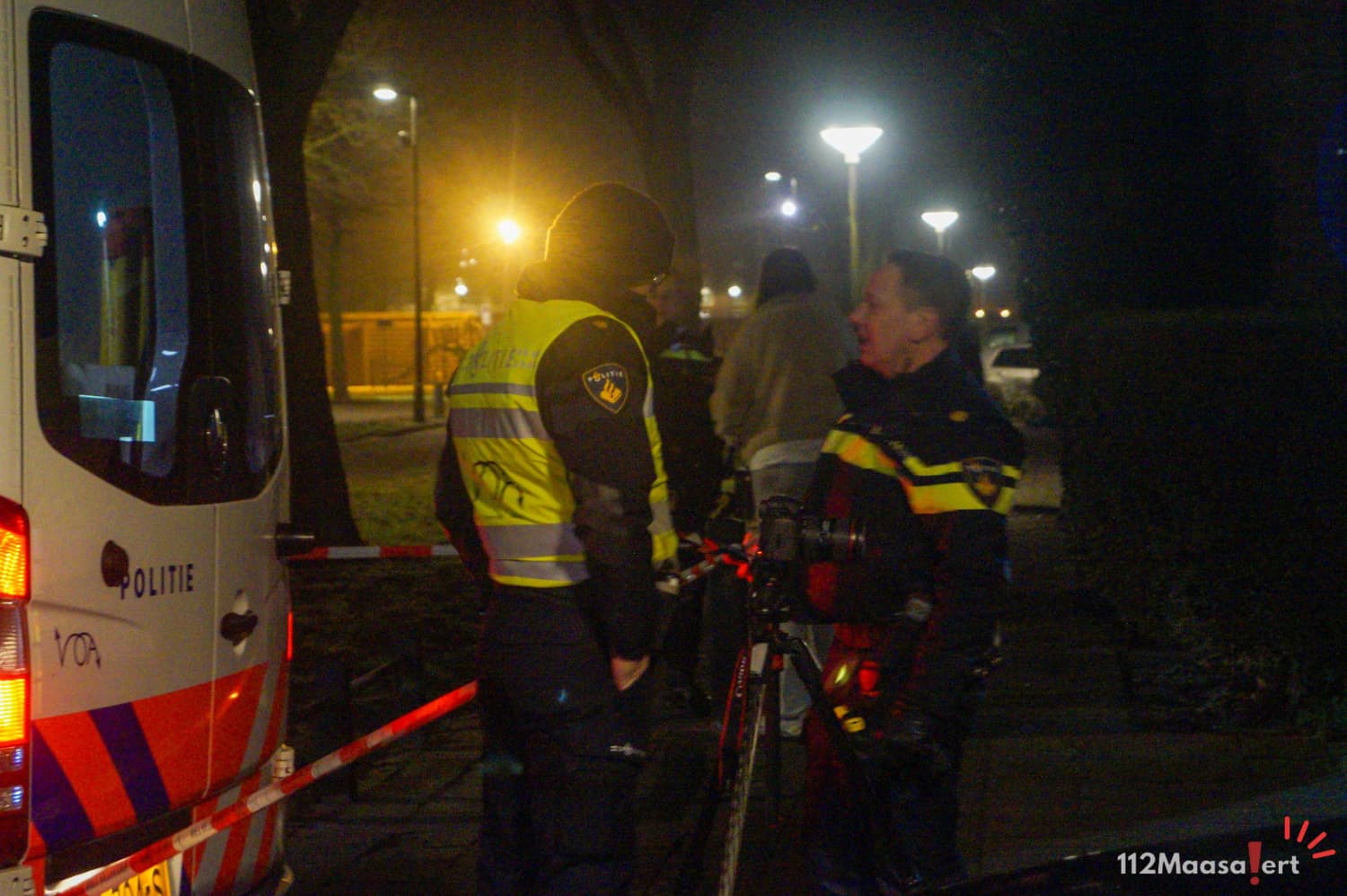 Zwaargewonde bij aanrijding in Maassluis, vier aanhoudingen
