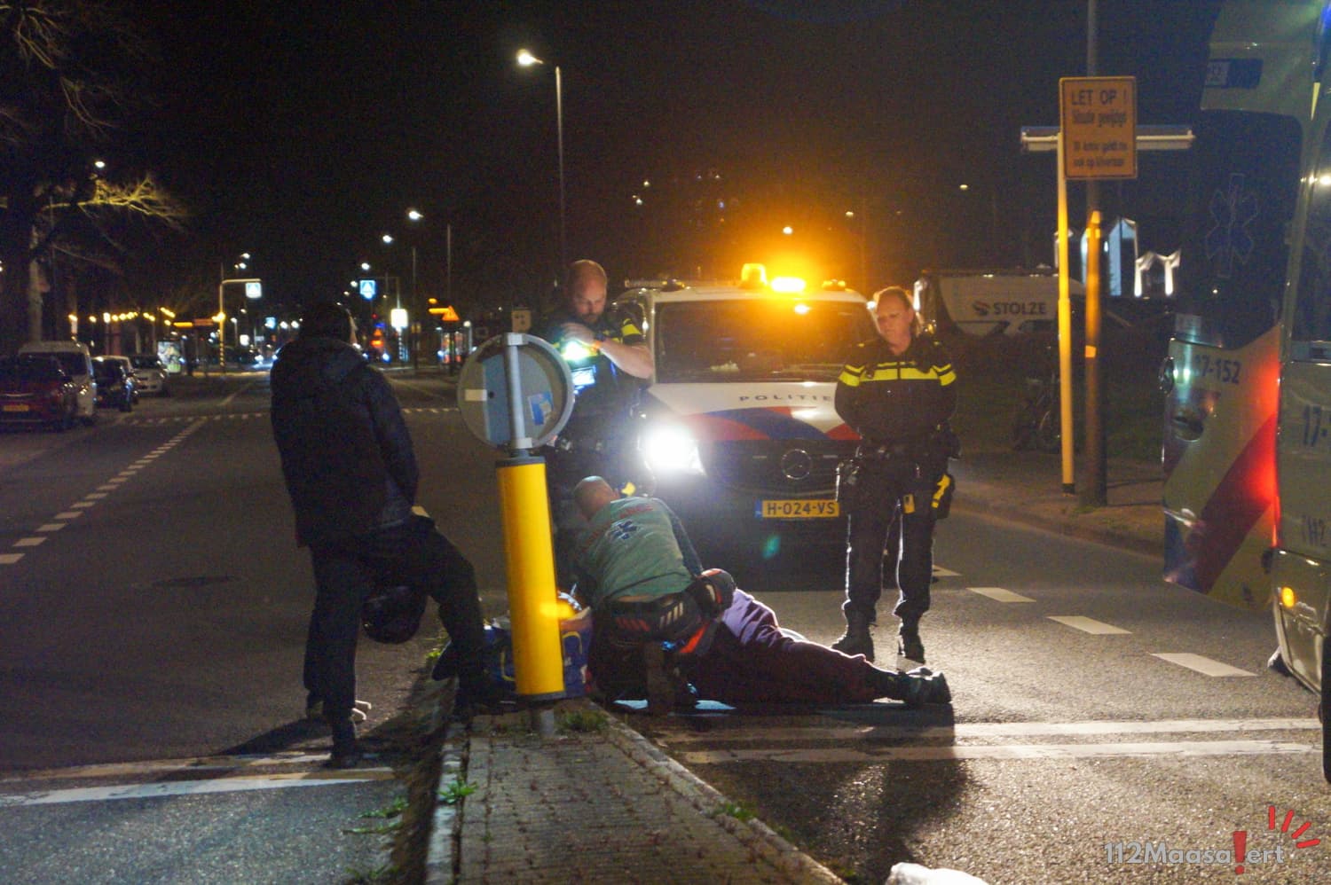 Scooterrijder gewond na ongeval op Uiverlaan in Maassluis