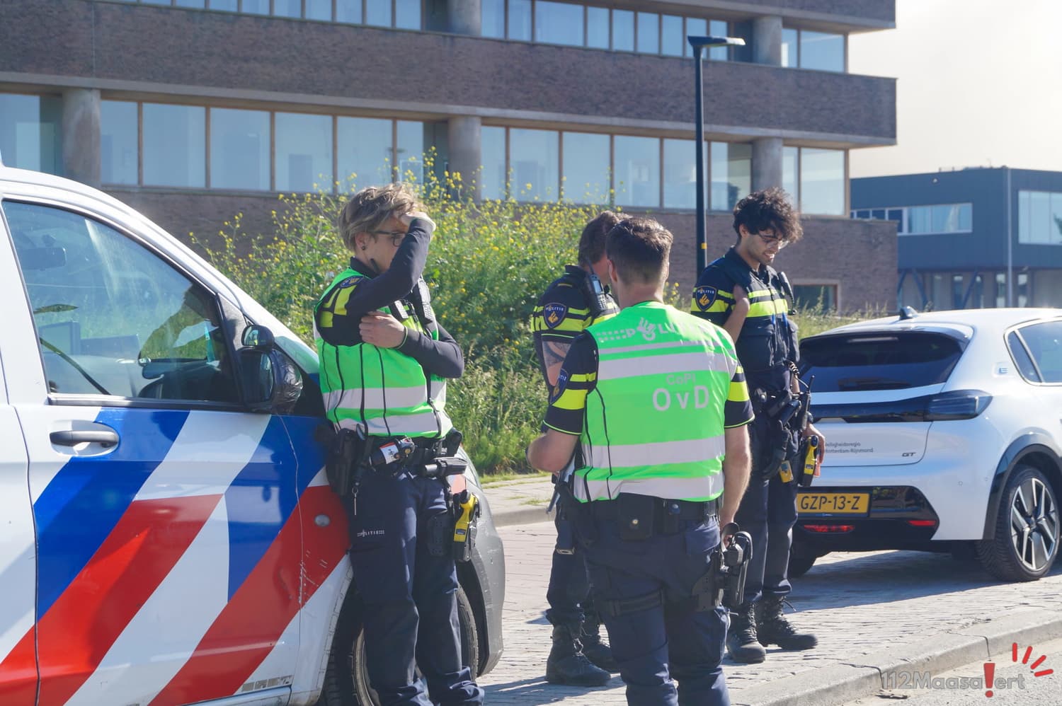 Zeer Grote Brand bij Recyclingbedrijf aan Maassluissedijk in Vlaardingen