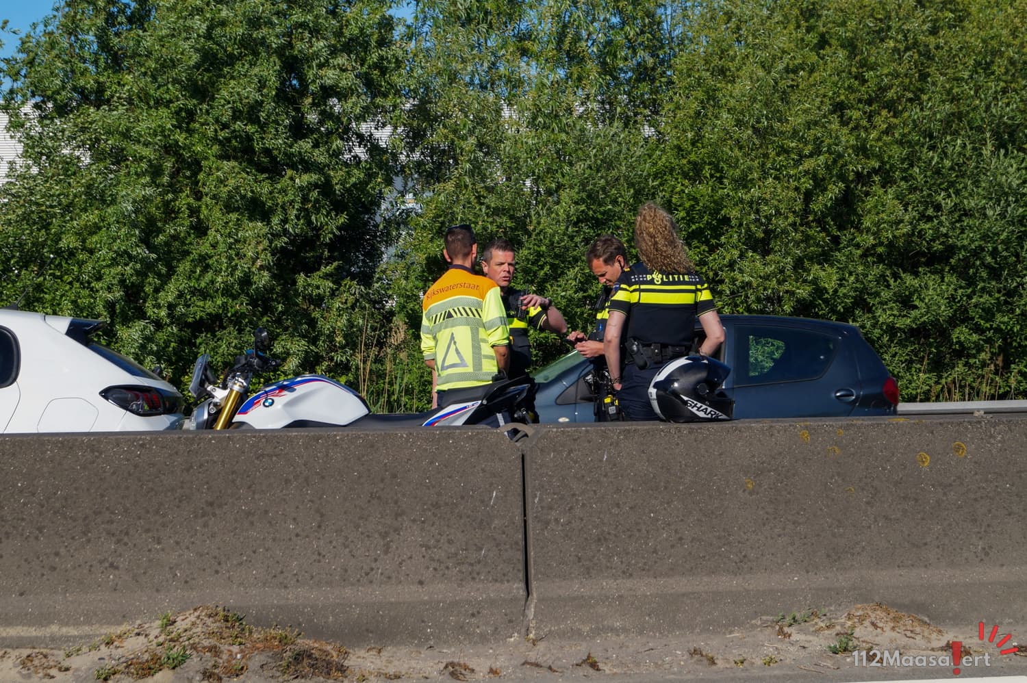 Motorrijder gewond bij ongeval op Burgemeester Elsenweg