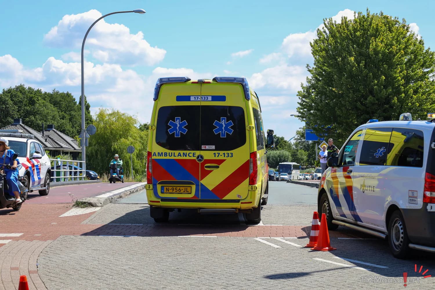 Grote hulpdiensteninzet bij ongeval op de Oude Veiling in Maasland