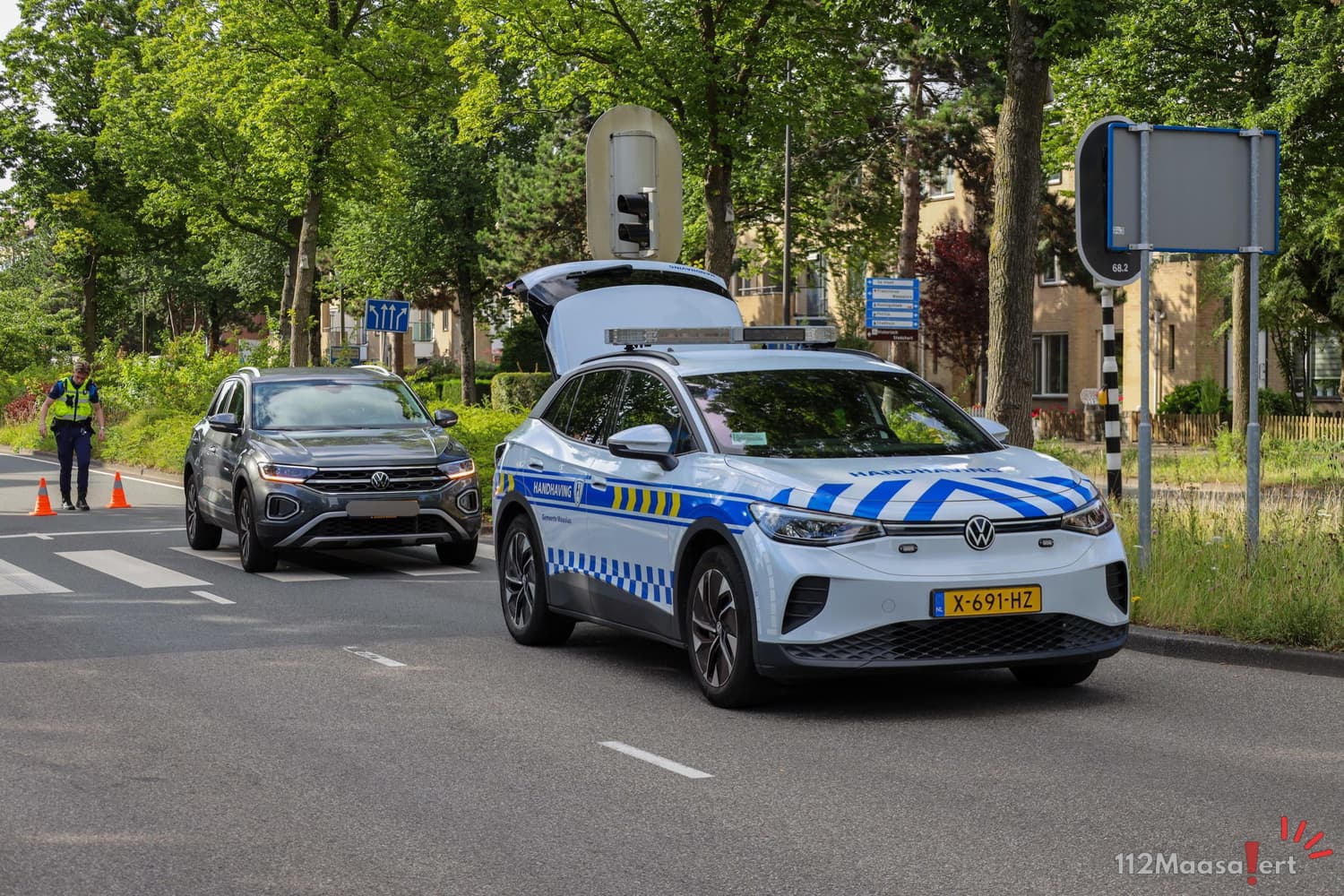 Voetganger aangereden op de Westlandseweg in Maassluis