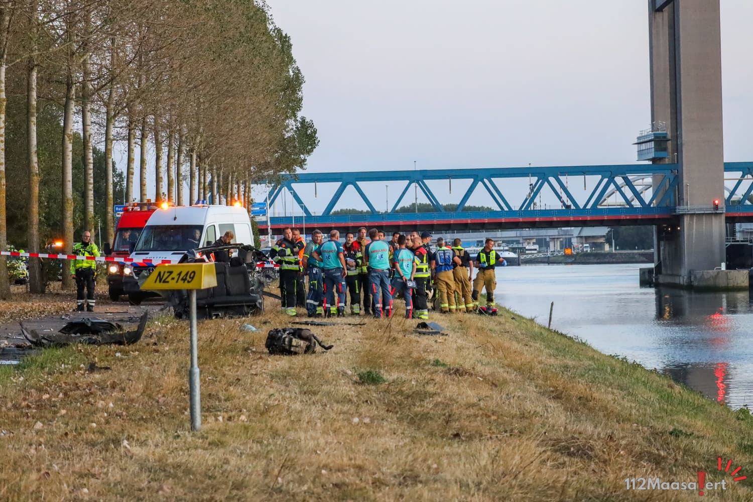 Ernstig ongeval met dodelijke afloop op de Noordzeeweg in Rozenburg