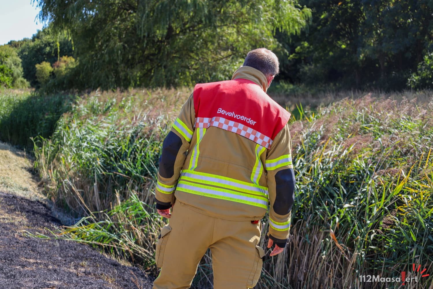 Brandstichting bij bermbrand Maassluis en Maasdijk
