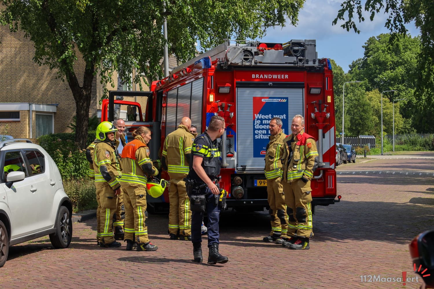 Kleine gaslekkage ontdekt tijdens werkzaamheden aan Berkendal in Maassluis