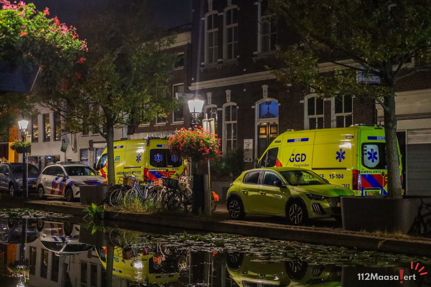 Drukke avond en nacht voor ambulance in Maassluis