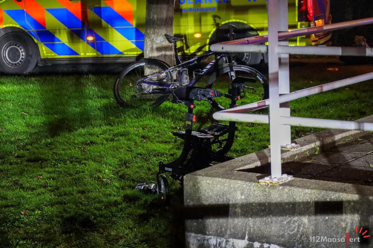 Vrouw te water bij Kluiskade in Maasland