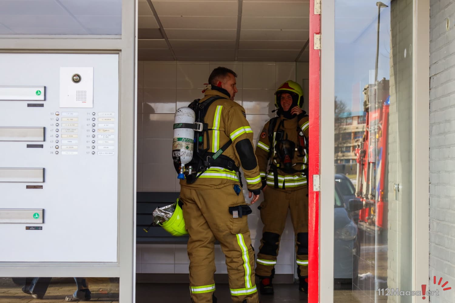 Brandlucht in flat aan Merellaan in Maassluis blijkt aangebrand pannetje