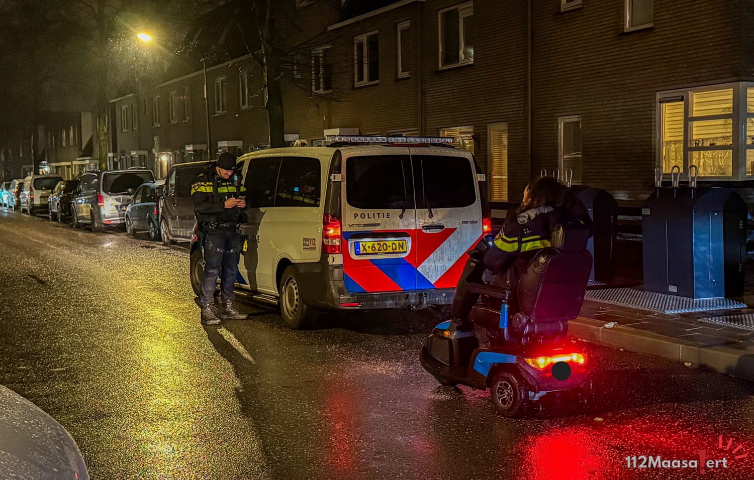 Melding van ongeval met scootmobiel op de Wagenstraat in Maassluis