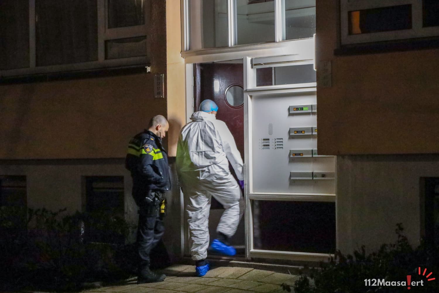 Overleden persoon aangetroffen in flatwoning aan de Roëllstraat in Schiedam