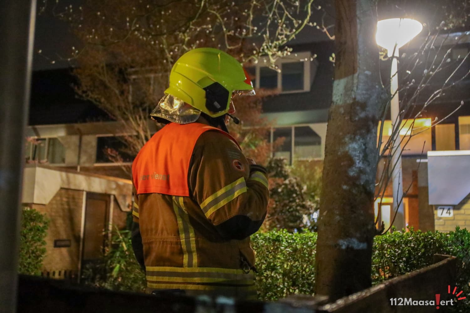 GRIP 1 inzet aan Asserdreef Maassluis door brandstoflucht