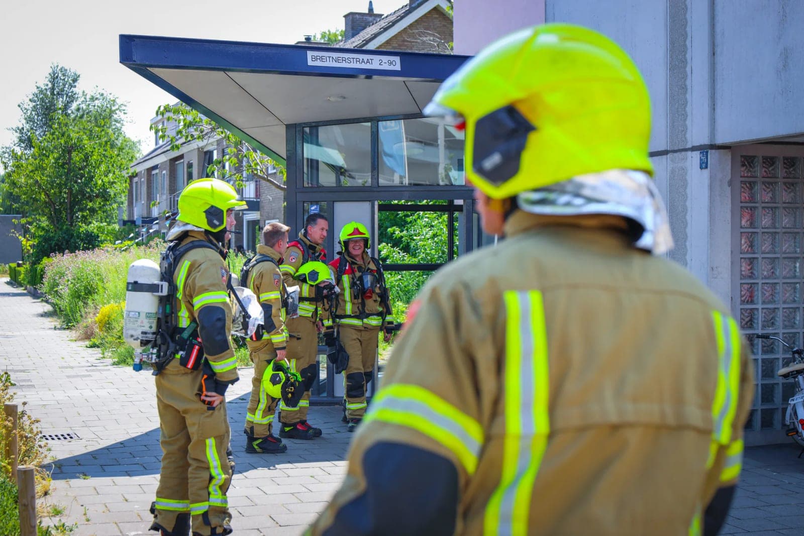 Keukenbrand in woning aan de Breitnerstraat Maassluis