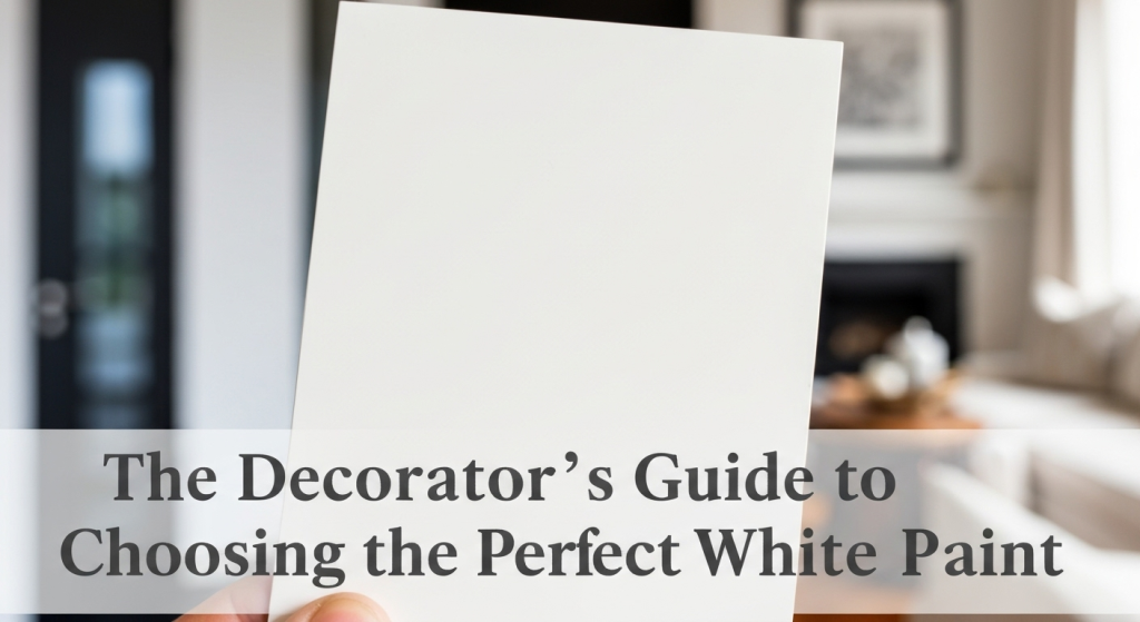 Decorator’s Ultimate Guide to Choosing the Perfect White Paint