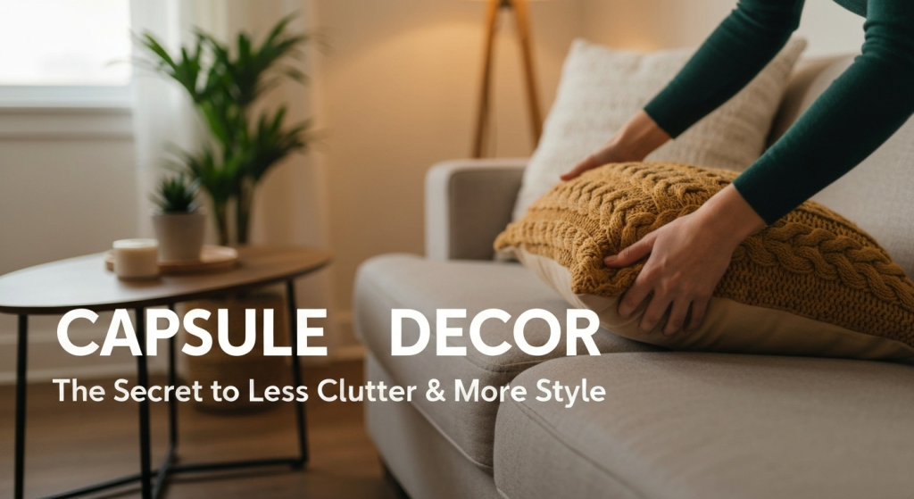 Capsule Decor Method: A Guide to Less Clutter and More Lasting Style