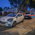 Ongeval met drie voertuigen op de Dennedal in Maassluis
