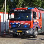 Kleine brand in bosschage aan Coldenhovelaan in Maasdijk snel onder controle