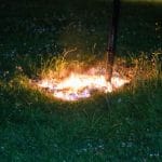 Kleine buitenbrand in Oleanderpark Maassluis vermoedelijk aangestoken