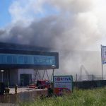 Zeer Grote Brand bij Recyclingbedrijf aan Maassluissedijk in Vlaardingen